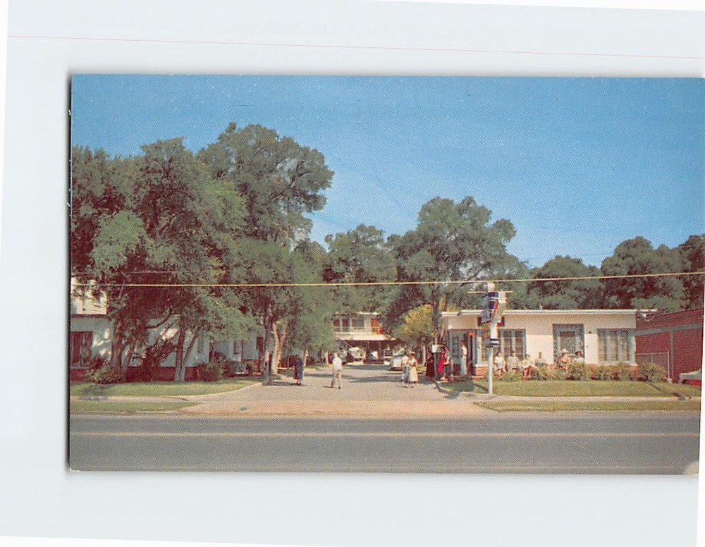 Postcard Aero Holiday Motel San Antonio Texas USA