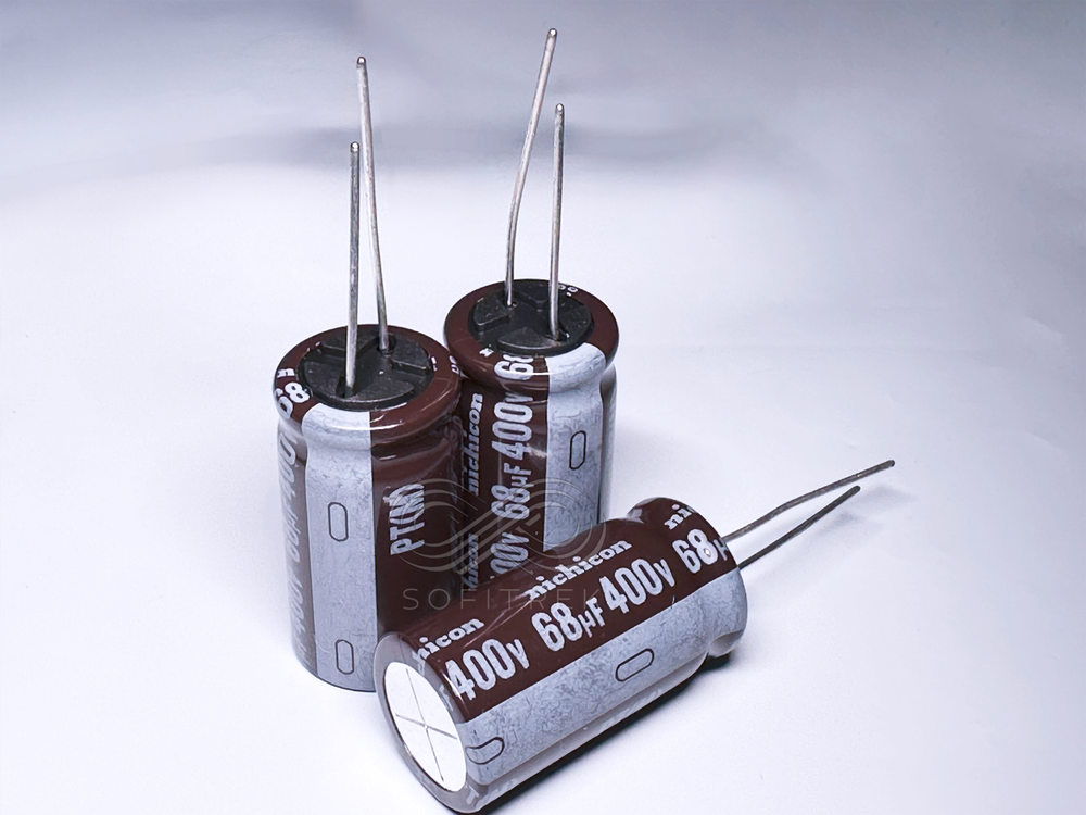 5PCS UPT2G680MHD Nichicon 68uF 400V 16x30.5 Electrolytic Radial Capacitor