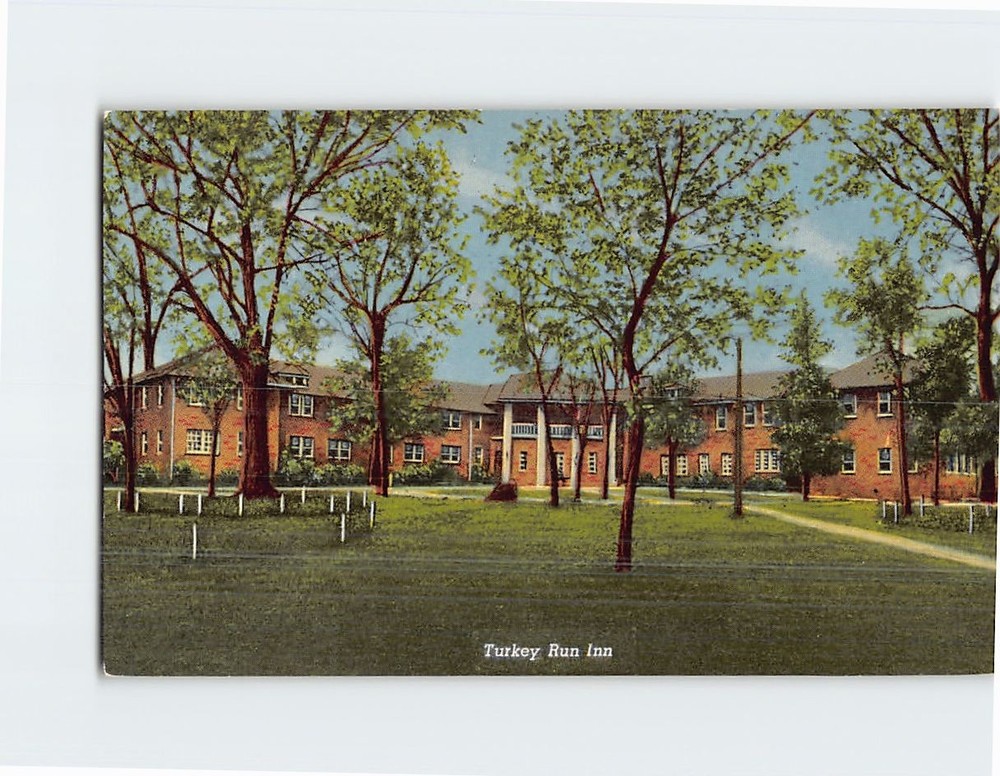 Postcard Turkey Run Inn Turkey Run State Park Marshall Indiana USA
