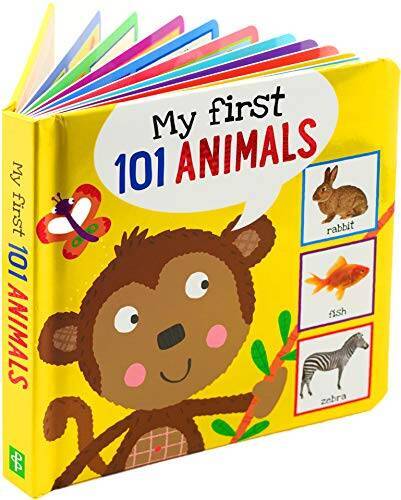 My First 101 ANIMALS Padded Board Book - Hardcover By Simon Abbott - VERY GOOD