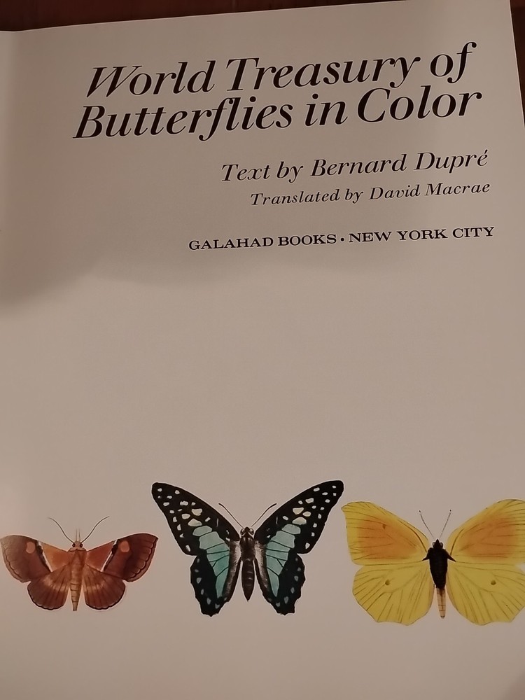 World Treasury Of Butterflies In Color