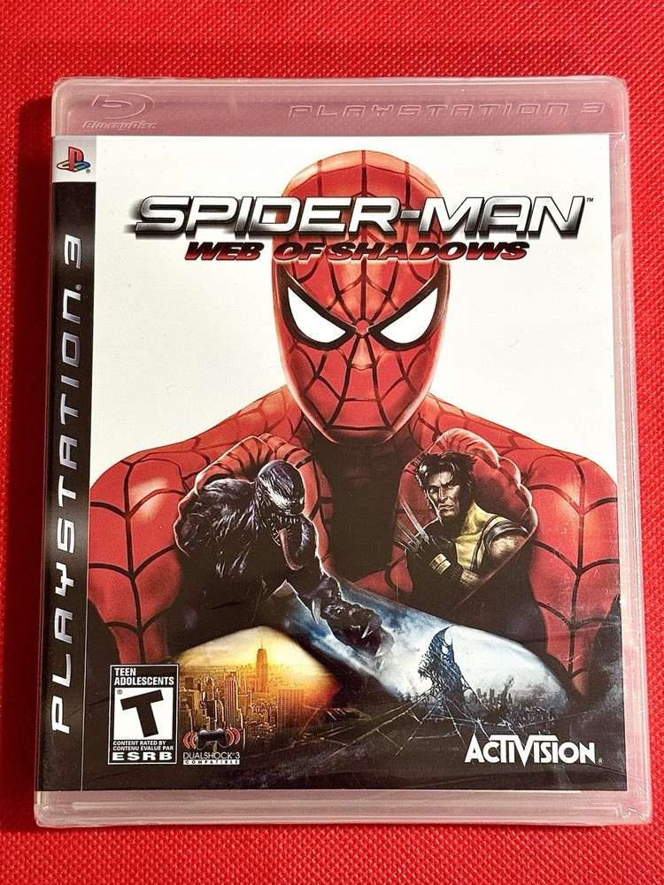 PS3 Spider-Man : Web Of Shadows [Sony PlayStation 3, 2008] Rare Factory Sealed
