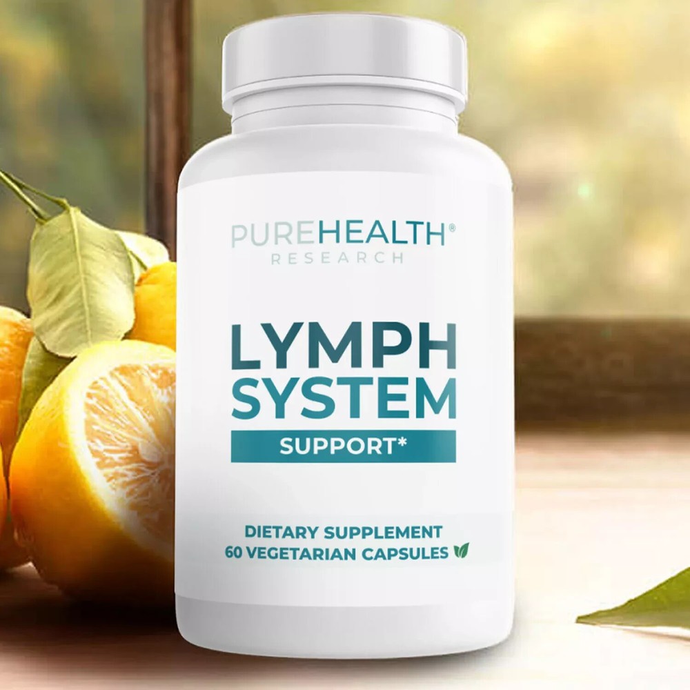 PureHealth Research Lymphatic Support Supplement for Immune & Drainage Boost - Pack of 1