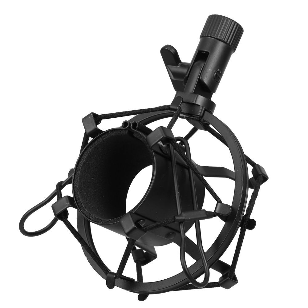 Microphone Adapter Clamp Portable Mount Shock Reduction Absorber