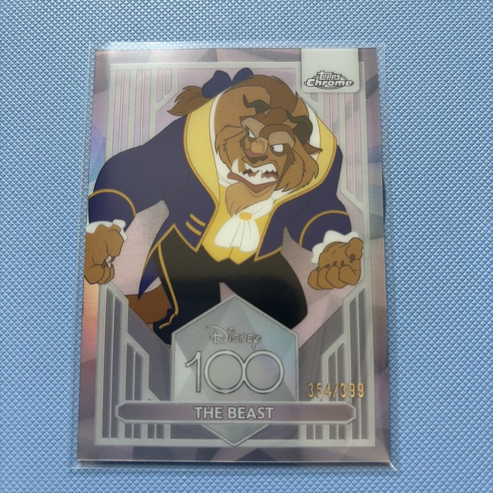 2023 Topps Chrome Disney 100 The Beast #52 Pink Refractor /399