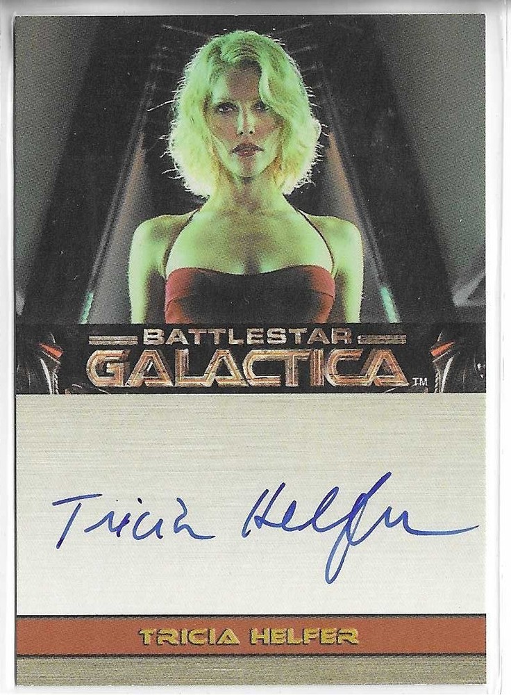 2005 Rittenhouse Battlestar Galactica Premiere Ed. Tricia Helfer autograph