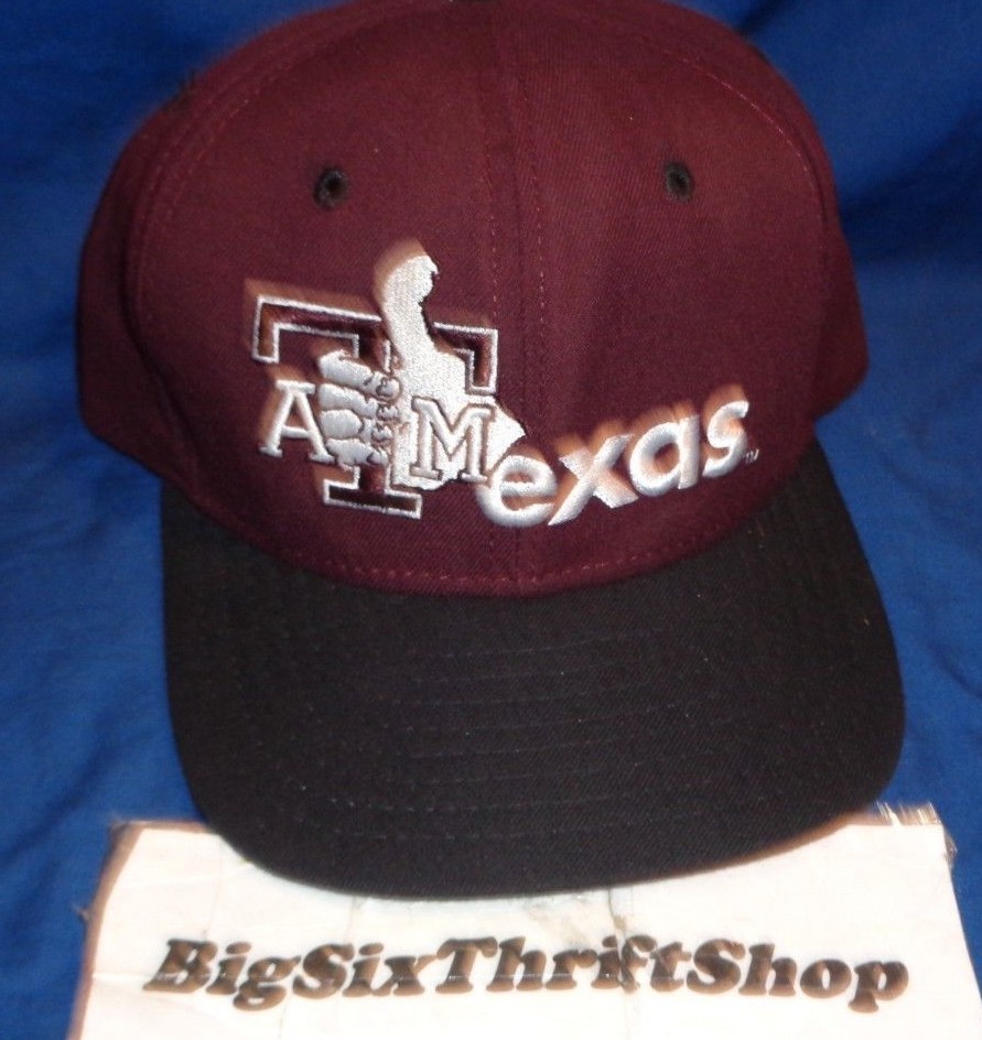Vintage New Era Low Profile Texas A&M Aggies NCAA Collegiate Snapback Cap Hat