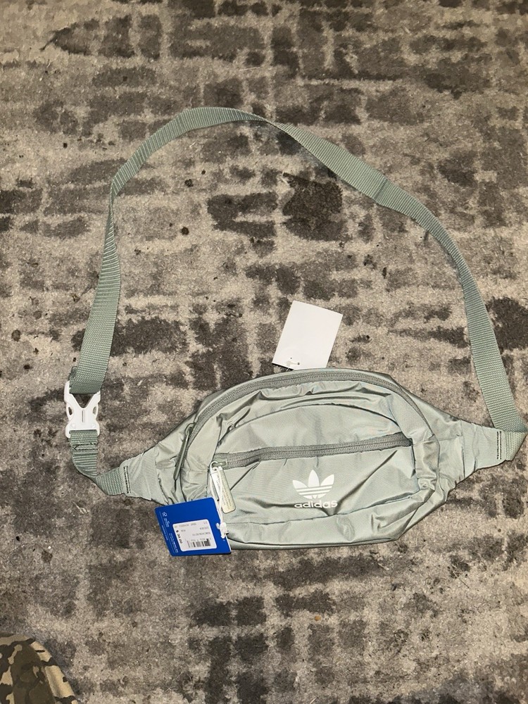 Adidas Originals National Fanny Hip Pack Waist Belt Crossbody Bag - Silver Green
