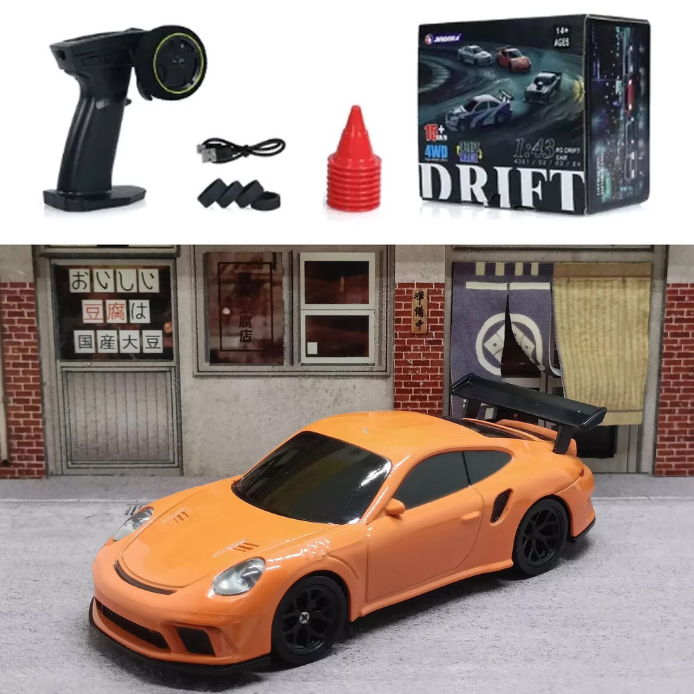 Coche de velocidad RTR 1/43 RC 4x4 2.4G mini juguete de deriva de carreras modelo de alta velocidad para niños
