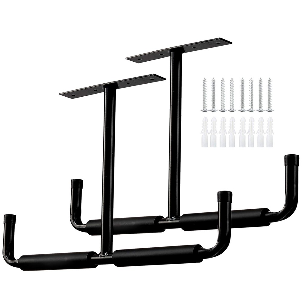 Heavy Duty Overhead Garage Storage Hooks Rack Ceiling Mounted Utility