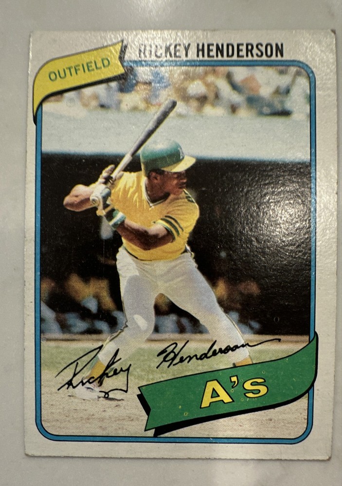 1980 Topps - Rickey Henderson #482 (RC)