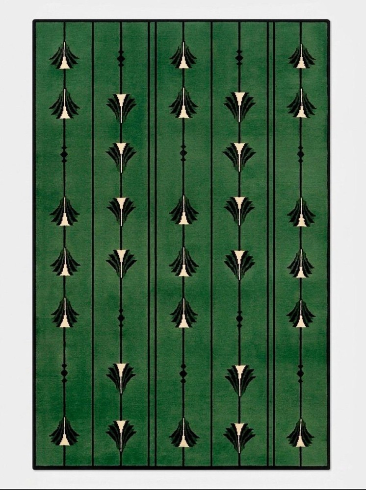 Modern Luxury Geometric Hand Tufted Wool Rug Handmade Design Carpet Area Rug