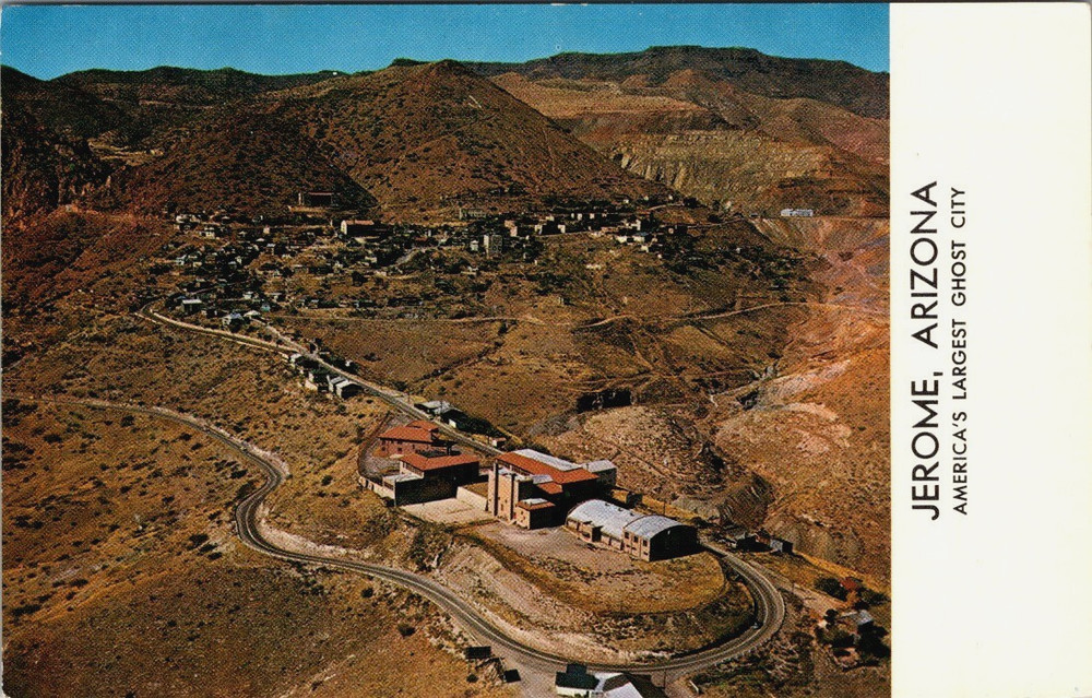 Jerome Arizona, America's Largest Ghost City Postcard