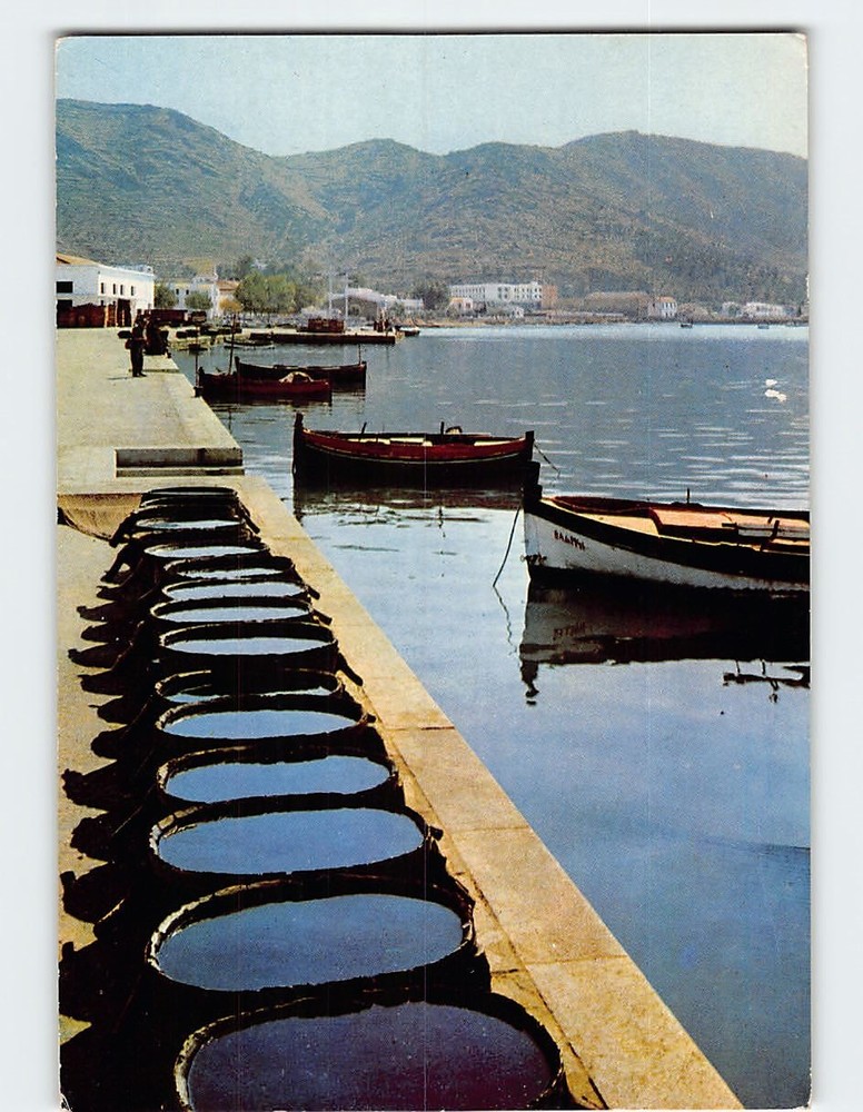 Postcard Marine Scene Roses Costa Brava Spain