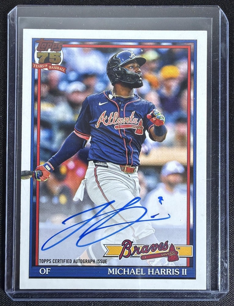 2026 Topps Series 1 Michael Harris II #91A-MH 1991 Auto Braves