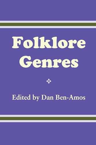 Folklore Genres (American Folklore - Paperback, by Ben-Amos Dan - Acceptable