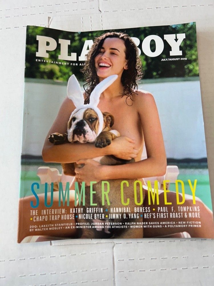 Playboy Magazine July / August 2018 Summer Comedy Excellent Condition