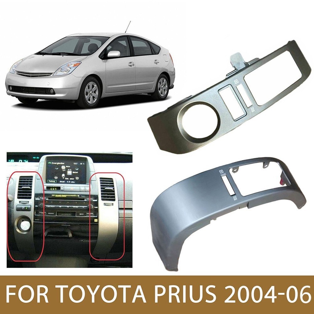 1x Left+Right Center Inner A/C Dash Air Vent Cover Trim For Toyota 2004-2009