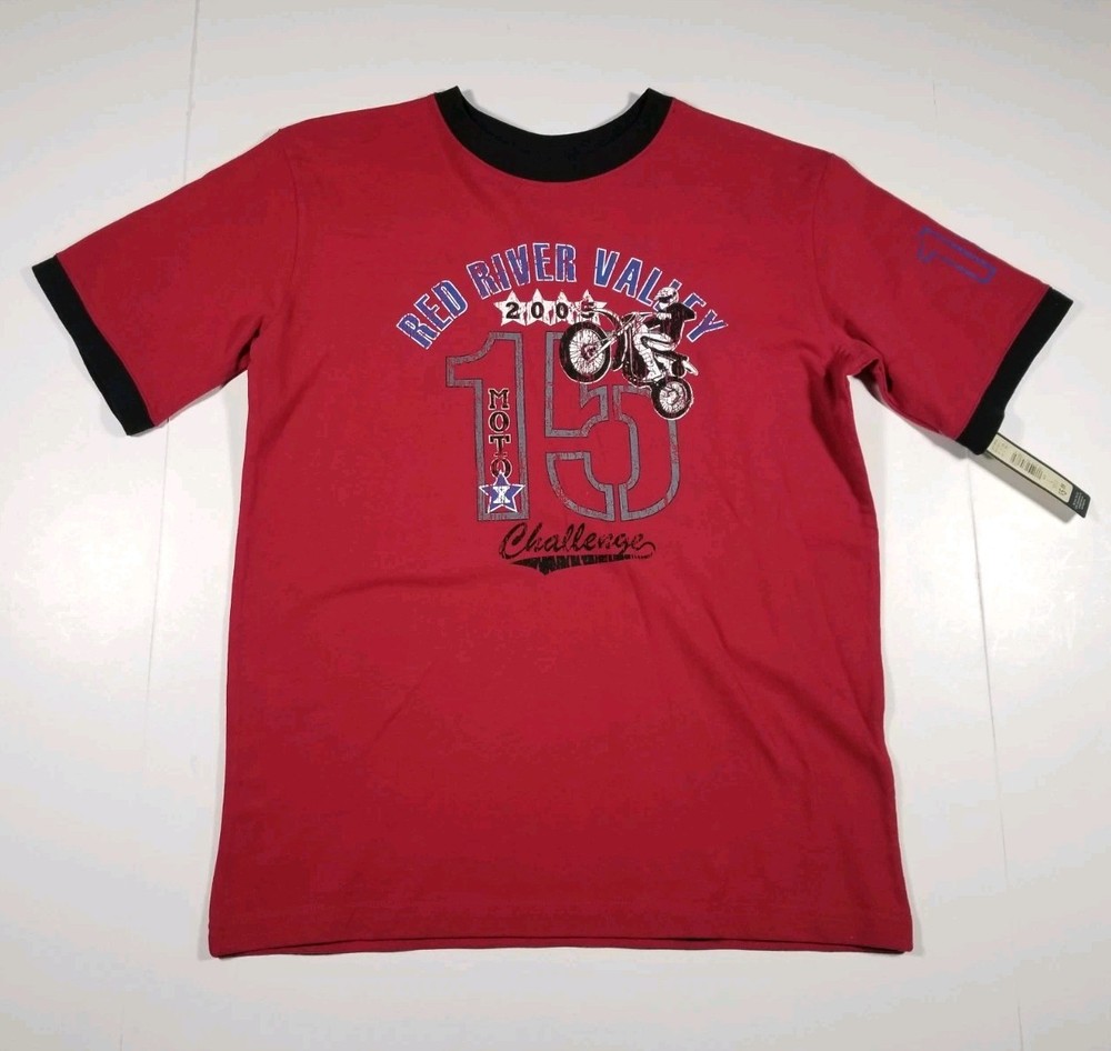 Cherokee Brand Boys Large T-shirt ( 10/12 ) Dirt Bike Motocross Short Sleeve Tee