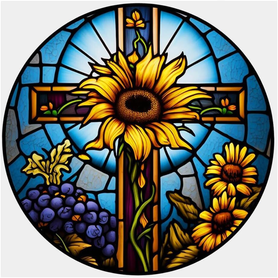 Diamond Painting Kits for Adults, 5D DIY Diamond Art Kits for Beginners Round Fu