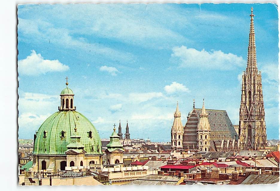 Postcard St. Stephen's Cathedral in Vienna Austria