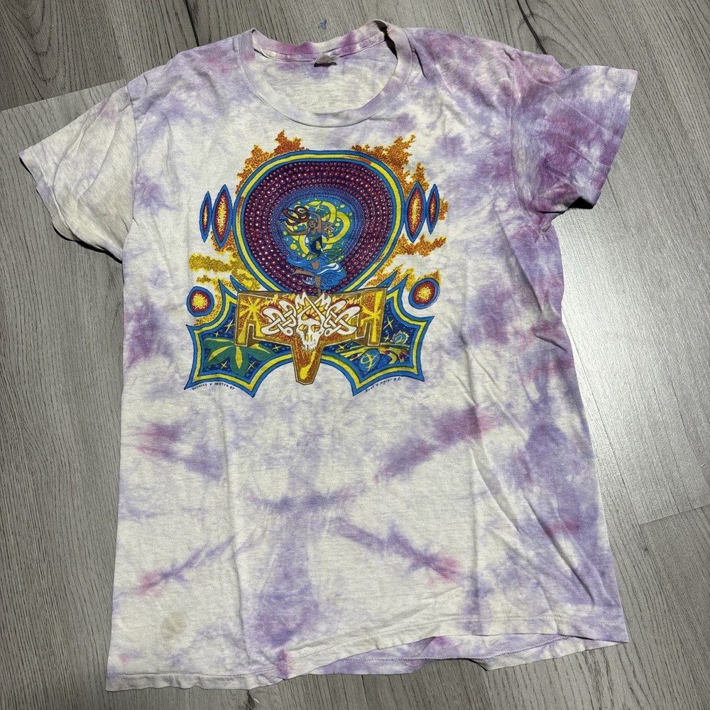 Vintage 1970/80s Psychedelic Mushroom Grateful Dead Tee. Size Large.