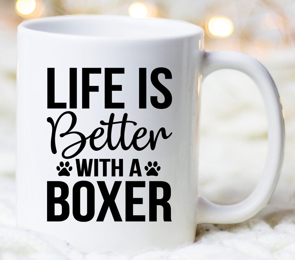 Boxer Dog Coffee Mug for Dog Lovers Best Boxer Gift Idea