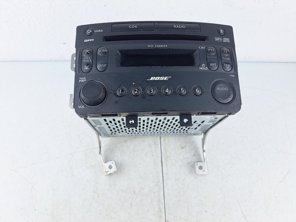 2007-2009 NISSAN 350Z RADIO AM FM CD CHANGER PLAYER RECEIVER HEADUNIT