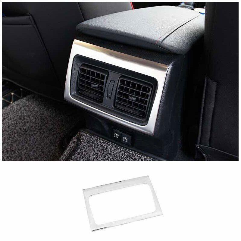 For Toyota Camry 2018~2023 Rear Air Outlet Vent Silver Titanium Cover Trim 1pcs