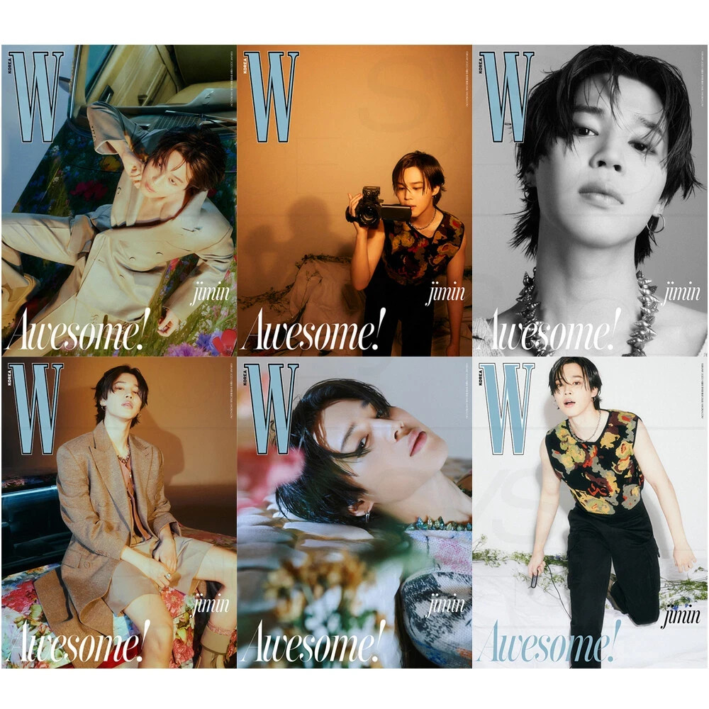 W Korea 2023  February BTS JIMIN Cover, K POP, K STAR KBEAUTY, K Fashion