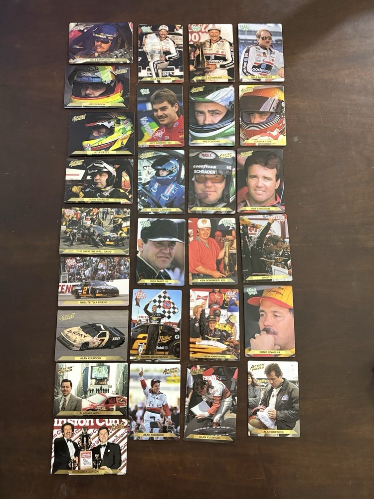 1993 Nascar Action Packed Lot of 40 Racing Cards (Dale Earnhardt, Jeff Gordon)