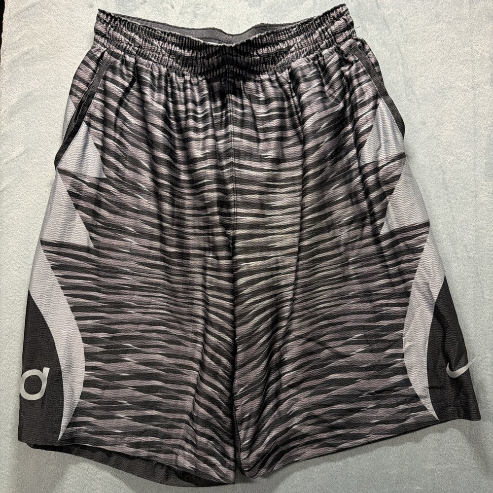 Nike KD Basketball Shorts Mens X-large Gray Dri Fit Athletic Training Gym
