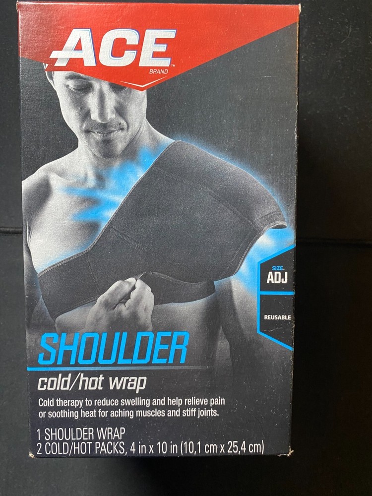 Adjustable ACE Shoulder Wrap for Hot and Cold Therapy New in Box-image