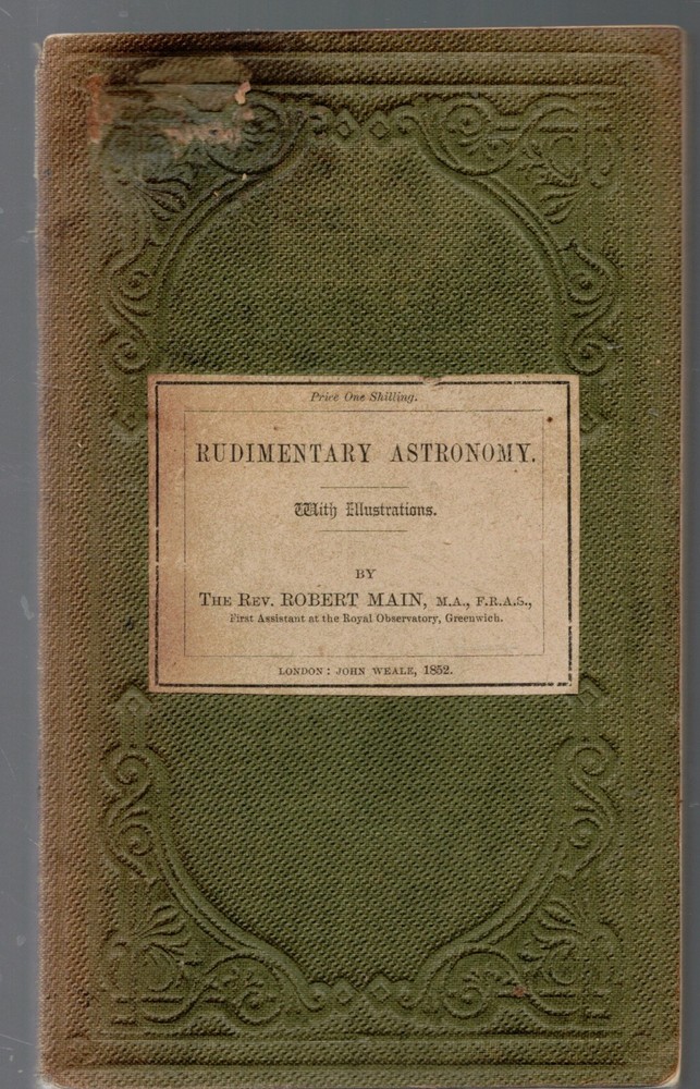 Rare 1852 Astronomy Uk Planets Stars Telescopes Illustrated First Edition