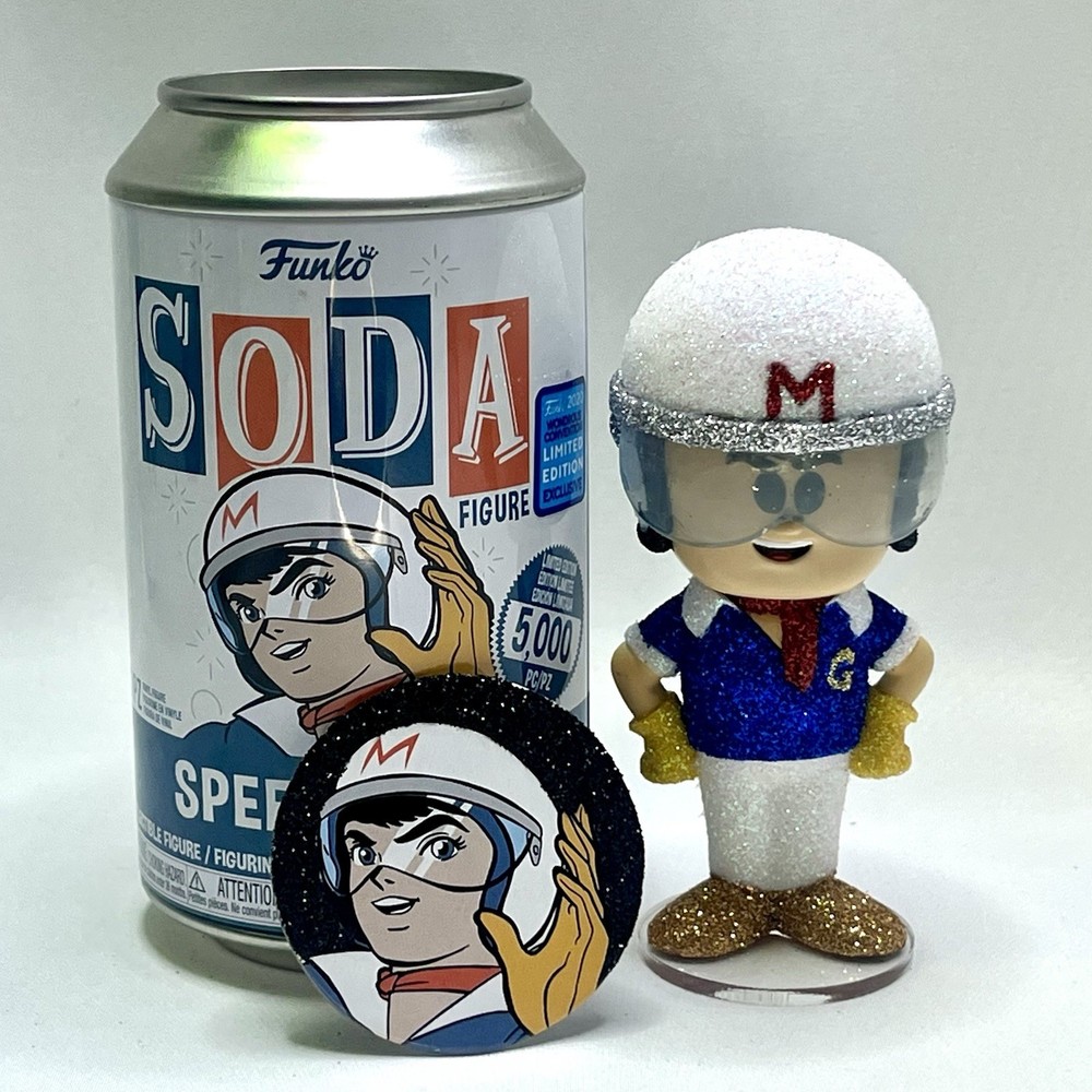 Custom Funko Soda Pop - Speed Racer *DIAMOND GLITTER CHASE*