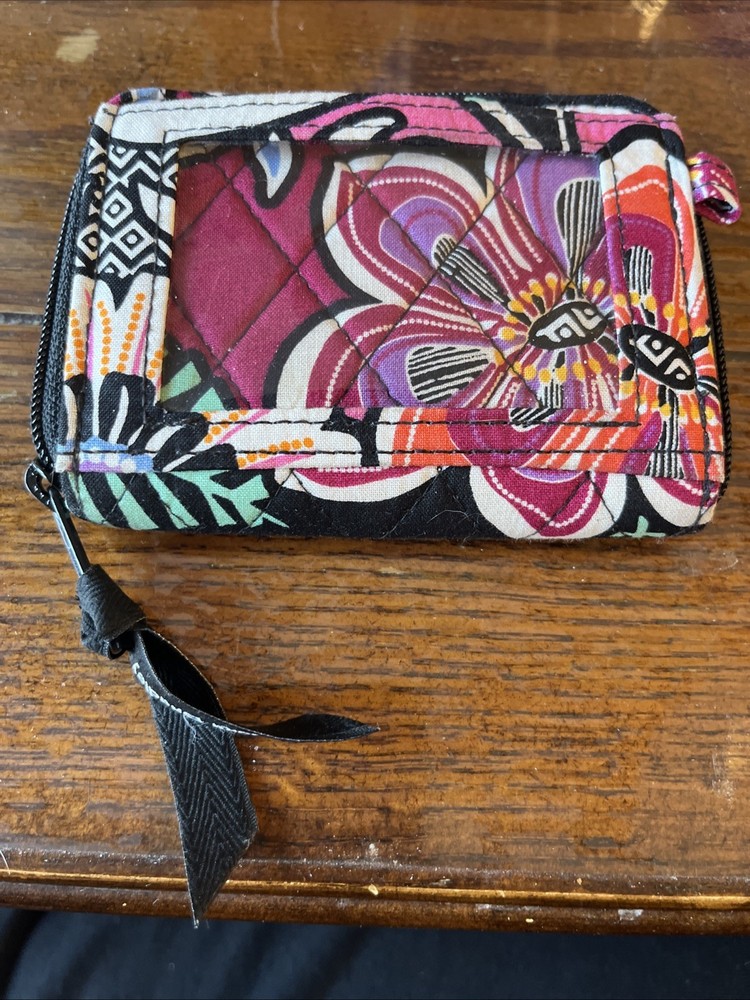 Vera Bradley Floral Compact Wallet