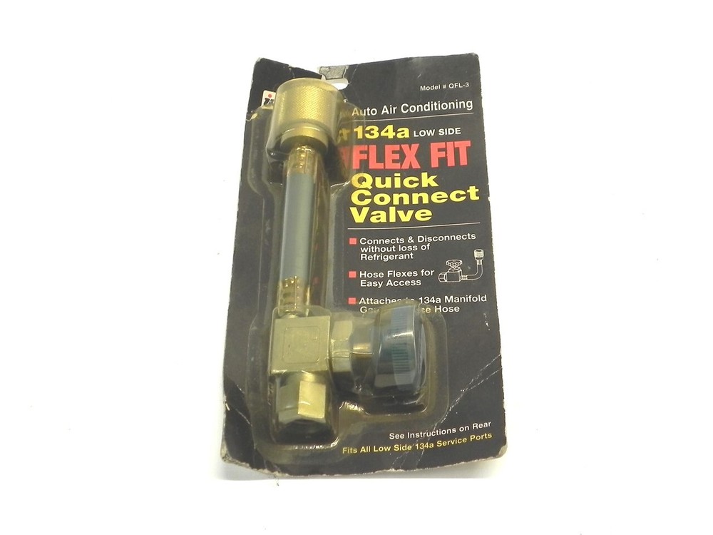 INTERDYNAMICS 134A LOW SIDE FLEX FIT QUICK CONNECT VALVE MODEL QFL-3 NOS