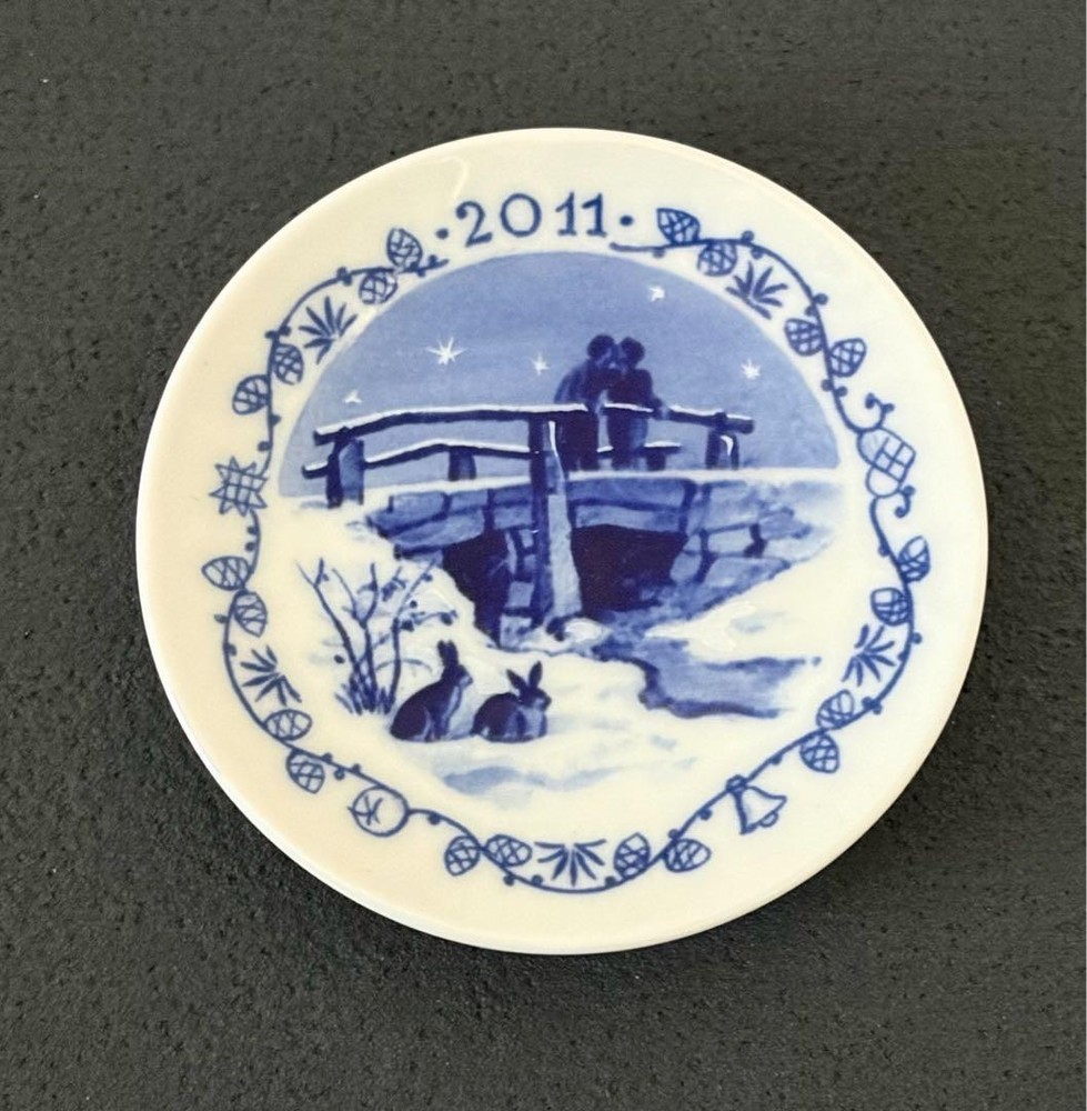 Royal Copenhagen Mini Ear Plate 8.3cm Used Collectible