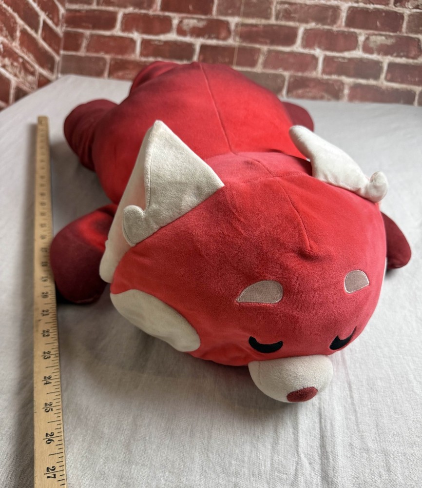 Disney Parks Turning Red Panda Mei Cuddleez Plush Laying Large 25