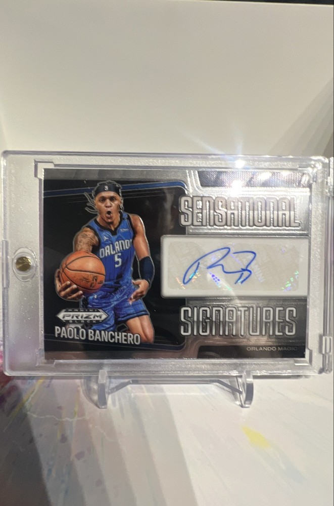2024-25 Panini Prizm Black - Sensational Signatures Paolo Banchero, #SS-PAO