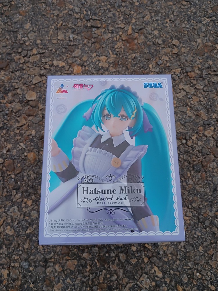 SEGA Hatsune Miku Classical Maid Luminasta Anime Figure Fantasy Collectible