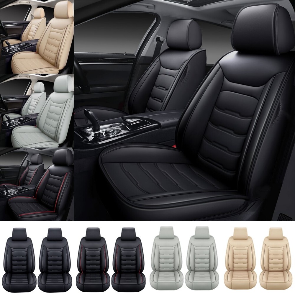 For Acura TLX RDX MDX Car Seat Covers 5 Seat Full Set Leather Front Rear Cushion