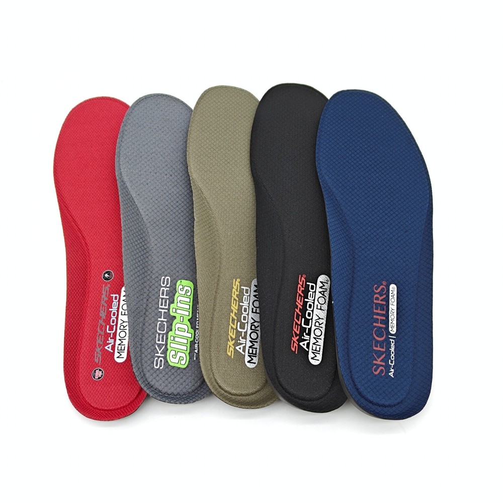 New Skechers Memory Foam Air Cooled Insoles Footbed insert US Men' Sz 6.5-14