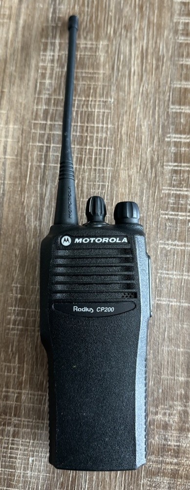Motorola Radius CP200 UHF Two-Way Radio - Untested - w Battery, No Charger