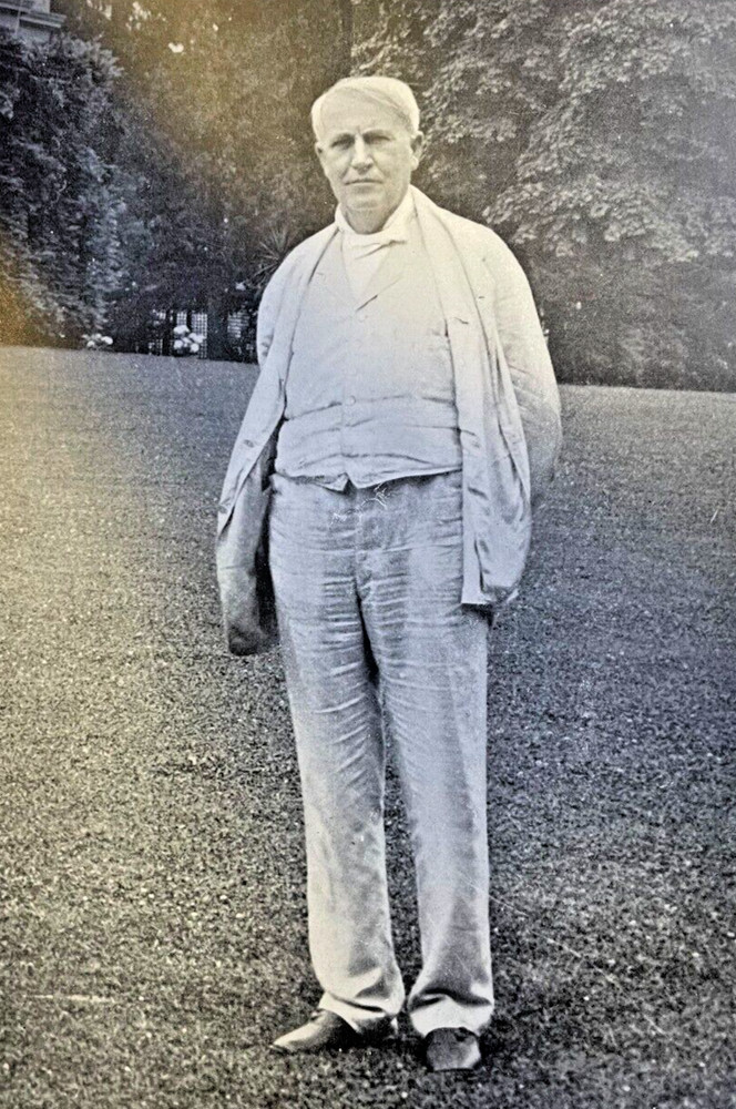 1914 Magazine Illustration Inventor Thomas A Edison
