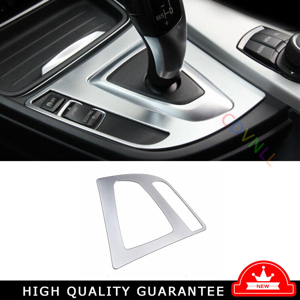 BMW 3 4 Series 2013-2019 Matte Silver Gear Shift Panel Trim