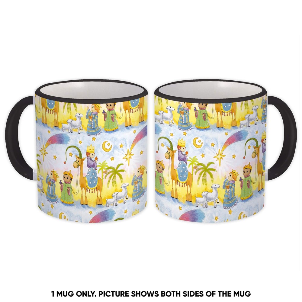 Christmas Baby Jesus Three Kings Gift Mug for Kids