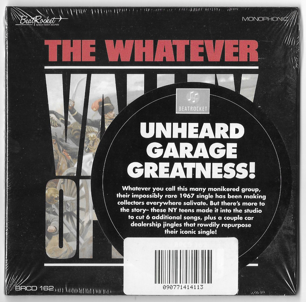Valley Of Death (Or Whatever) by Whatever (CD, 2021) Garage Rock New Sealed CD