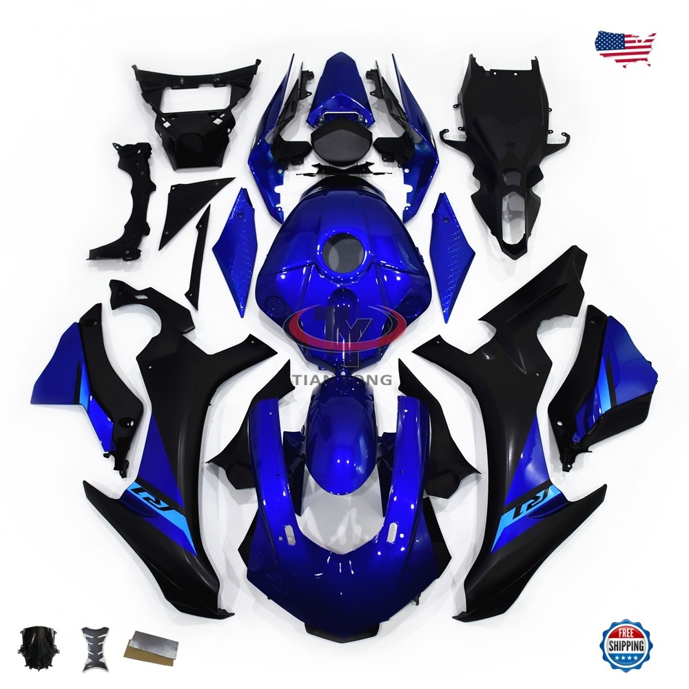 Blue Black Fairings Fit for Yamaha YZF R1 2015 2016 2017 2018 2019 Bodywork