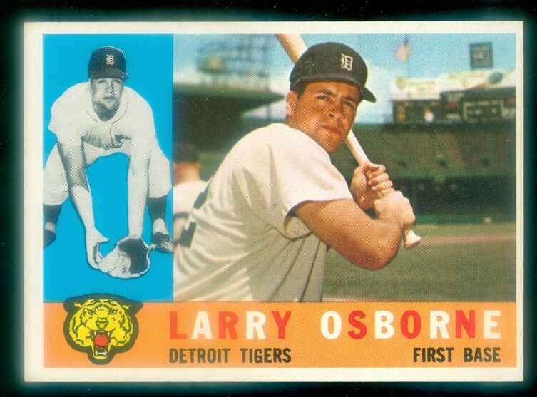 1960 Topps #201 Larry Osborne Baseball Card EXMT Condition
